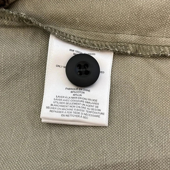 CURRENT/ELLIOT Fatigue Army Jacket Pockets, Size L - Picture 11 of 12